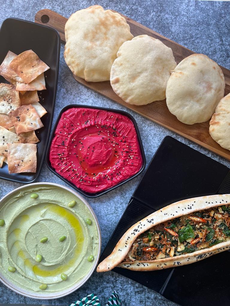 Hummus, Pita and Pide - Meal for 2